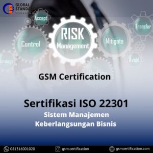 Sertifikat ISO 22301  Gunung Mas