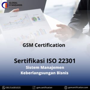 Sertifikasi ISO 22301  Suka Makmur